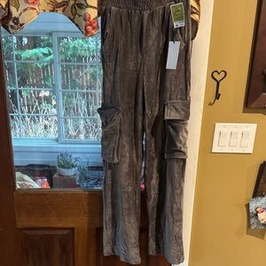 Angel Kiss Gray Cargo Pants